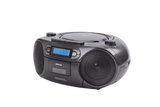 AIWA RC-250 Boombox – CD, kasetti, Bluetooth ja FM, musta
