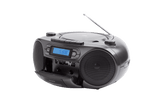 AIWA RC-250 Boombox – CD, kasetti, Bluetooth ja FM, musta