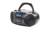 AIWA RC-250 Boombox – CD, kasetti, Bluetooth ja FM, musta