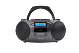 AIWA RC-250 Boombox – CD, kasetti, Bluetooth ja FM, musta