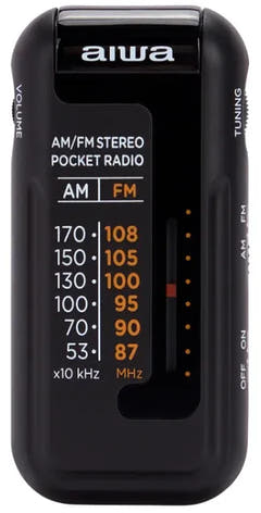 Aiwa RM-10BK kannettava radio, musta