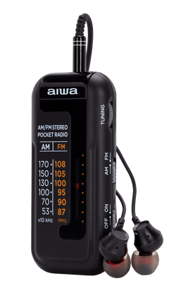 Aiwa RM-10BK kannettava radio, musta