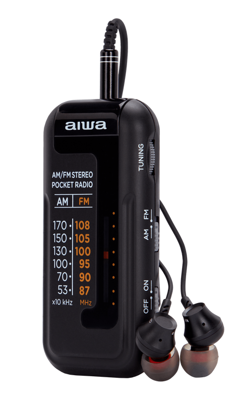 Aiwa RM-10BK kannettava radio, musta