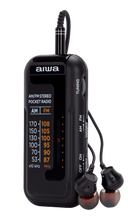 Aiwa RM-10BK kannettava radio, musta