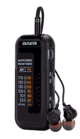 Aiwa RM-10BK kannettava radio, musta