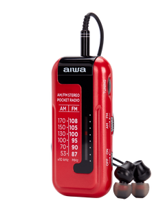 Aiwa RM-10RD kannettava radio, Punainen