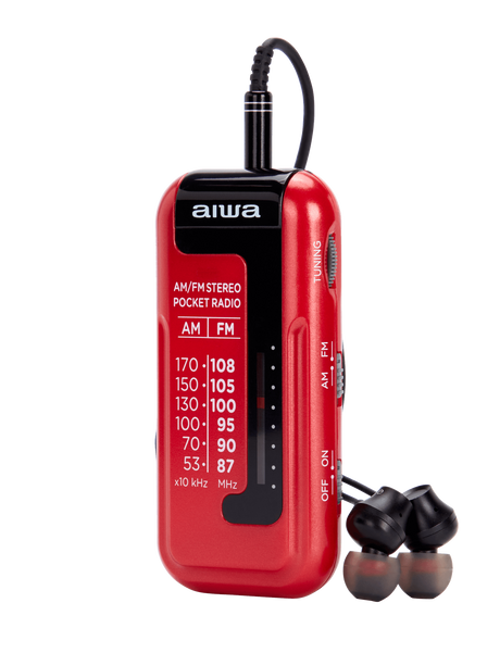 Aiwa RM-10RD kannettava radio, Punainen
