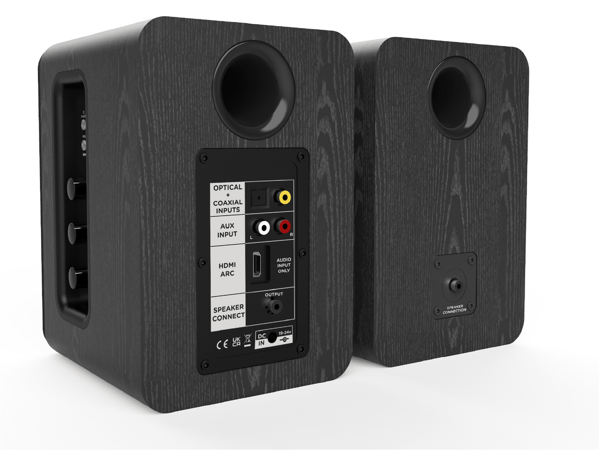 AIWA SPA-200 Aktive Bluetooth Højttalere, sort