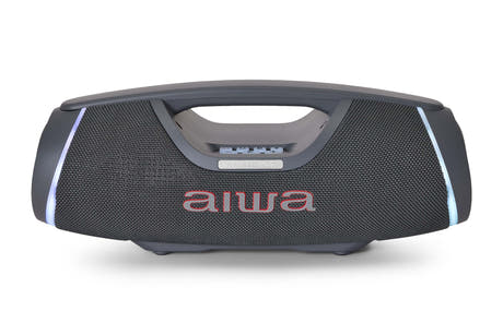 AIWA SPB-680 – 20 W Kannettava Bluetooth Party-kaiutin RGB-valoilla, harmaa