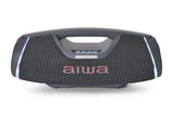 AIWA SPB-680 – 20 W Kannettava Bluetooth Party-kaiutin RGB-valoilla, harmaa