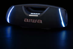AIWA SPB-680 – 20 W Kannettava Bluetooth Party-kaiutin RGB-valoilla, harmaa
