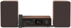 Pure Classic -stereo-Hi-Fi-järjestelmä – DAB+, CD, Bluetooth, 100 W, pähkinäpuu