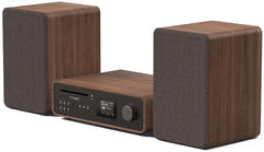 Pure Classic -stereo-Hi-Fi-järjestelmä – DAB+, CD, Bluetooth, 100 W, pähkinäpuu