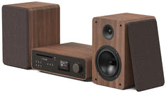 Pure Classic -stereo-Hi-Fi-järjestelmä – DAB+, CD, Bluetooth, 100 W, pähkinäpuu