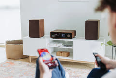Pure Classic -stereo-Hi-Fi-järjestelmä – DAB+, CD, Bluetooth, 100 W, pähkinäpuu