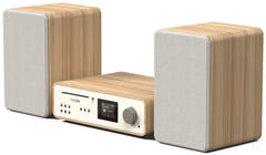 Pure Classic -stereo-Hi-Fi-järjestelmä – DAB+, CD, Bluetooth, 100 W, tammi