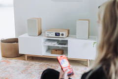 Pure Classic -stereo-Hi-Fi-järjestelmä – DAB+, CD, Bluetooth, 100 W, tammi