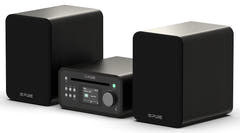 Pure Classic Stereo Mini Hi-Fi System – DAB+, CD, Bluetooth, 40W, Musta