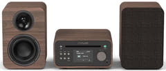 Pure Classic Stereo Mini Hi-Fi System – DAB+, CD, Bluetooth, 40W, pähkinäpuu