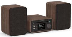 Pure Classic Stereo Mini Hi-Fi System – DAB+, CD, Bluetooth, 40W, pähkinäpuu