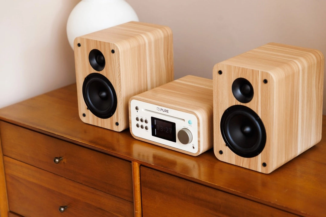 Pure Classic Stereo Mini Hi-Fi System – DAB+, CD, Bluetooth, 40W, tammipuu