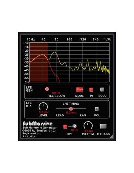 SubMassive sub-harmoninen generaattori plugin