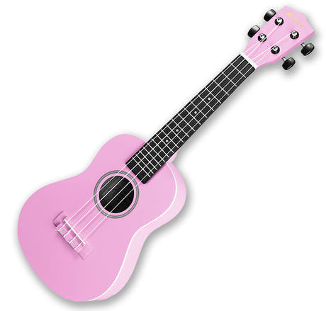 Reno RU300 Grand Konsertti Ukulelet (Pinkki)
