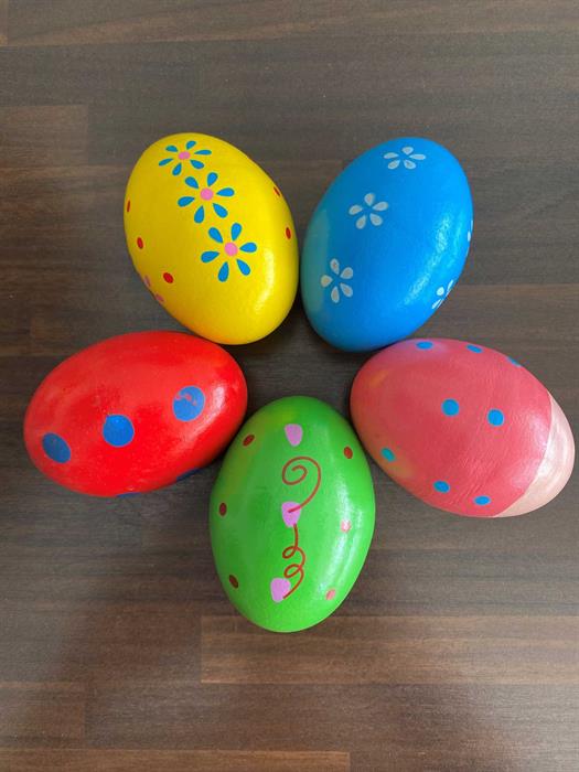 Rytme ägg - Egg shaker - 5 stk pakning