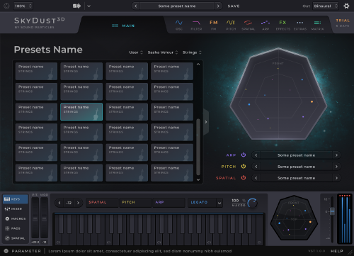 SkyDust 3D Immersive Synth Plug-In