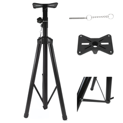 Kaiutinjalusta Tripod Musta turvatapilla