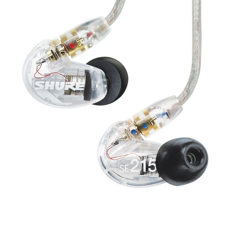 Shure SE215-CL - In-Ear Høretelefoner (Clear)
