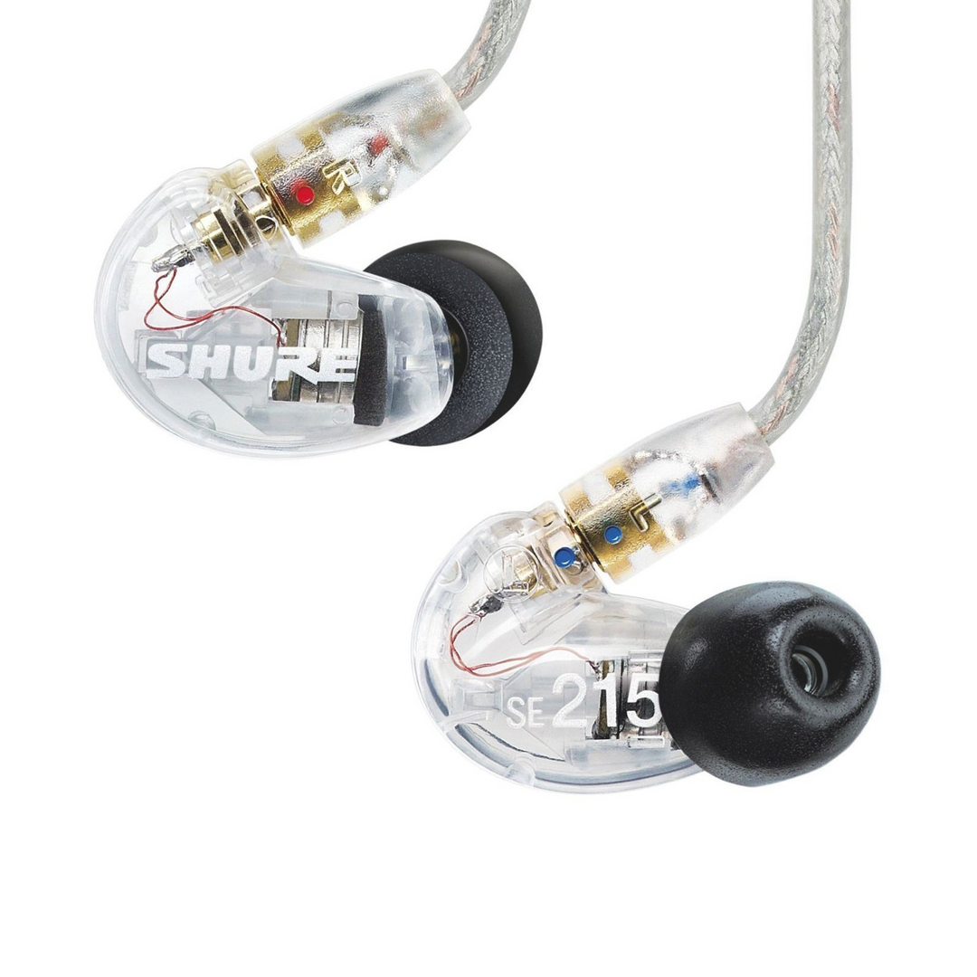 Shure SE215-CL - In-Ear Høretelefoner (Clear)