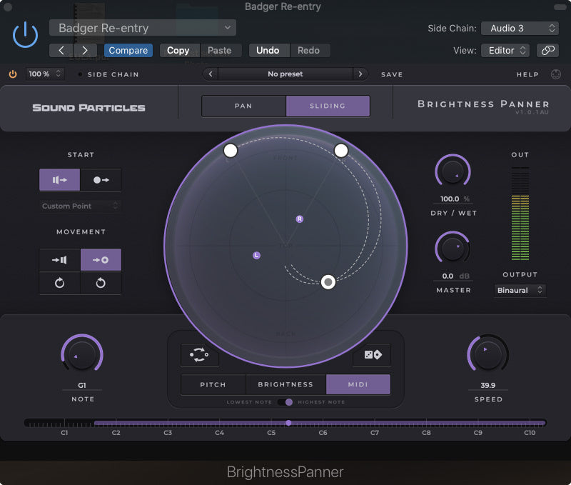 Brightness Panner - EDU
