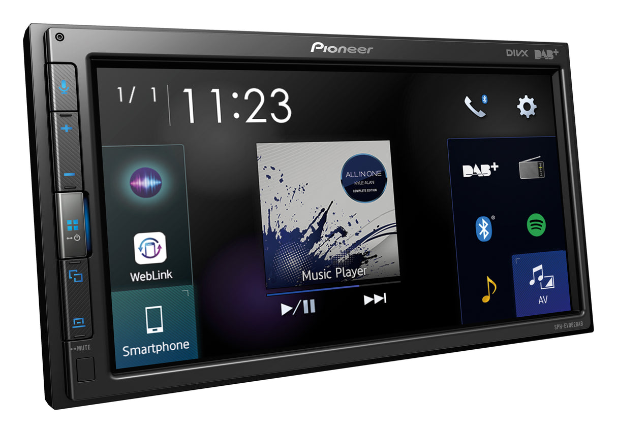 Pioneer SPH-EVO62DAB-208 Apple CarPlay , DAB Radio ja Bluetooth