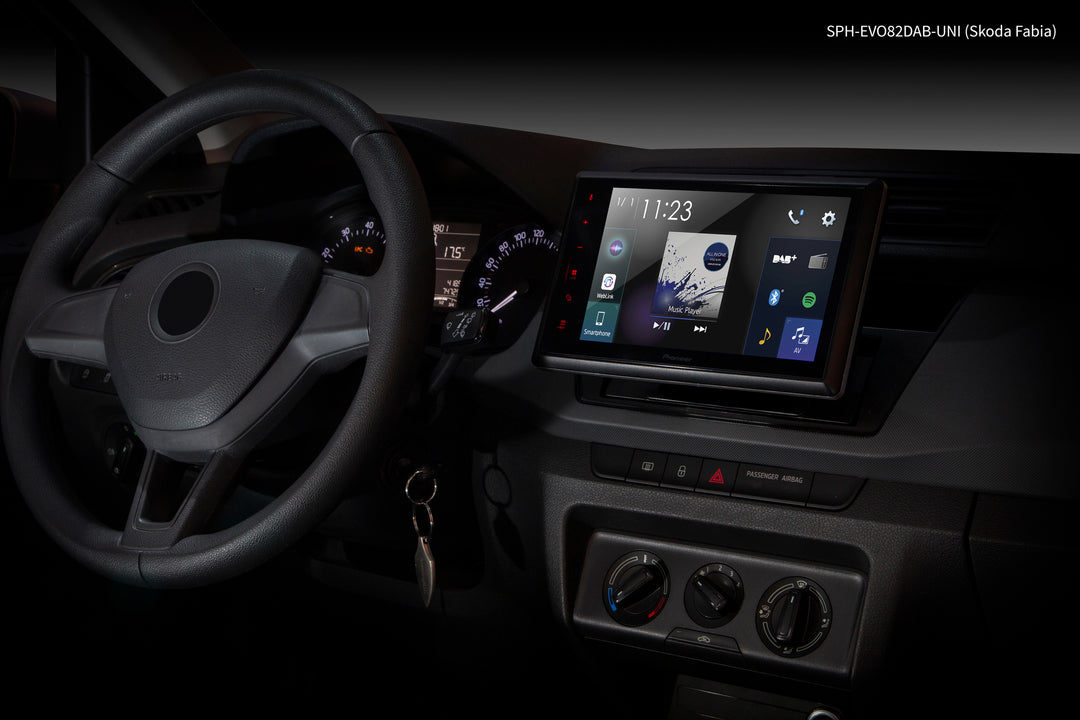 Pioneer SPH-EVO82DAB-Uni1-DIN Autostereo Apple CarPlay, DAB ja Bluetooth