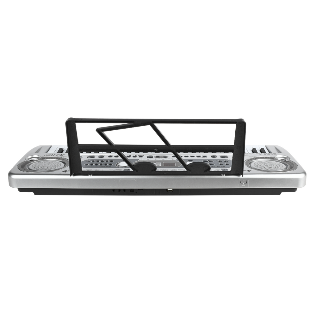 SUPRIMO 824 USB Kosketinsoittimet med mikrofon, MP3-afspiller og nodestativ