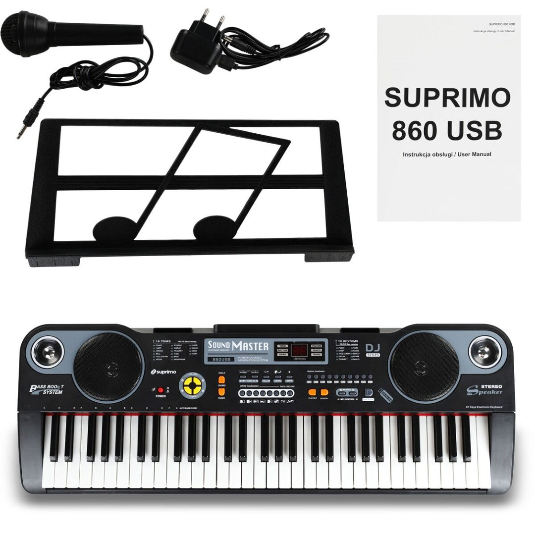 SUPRIMO 860 USB Lasten kosketinsoittimet