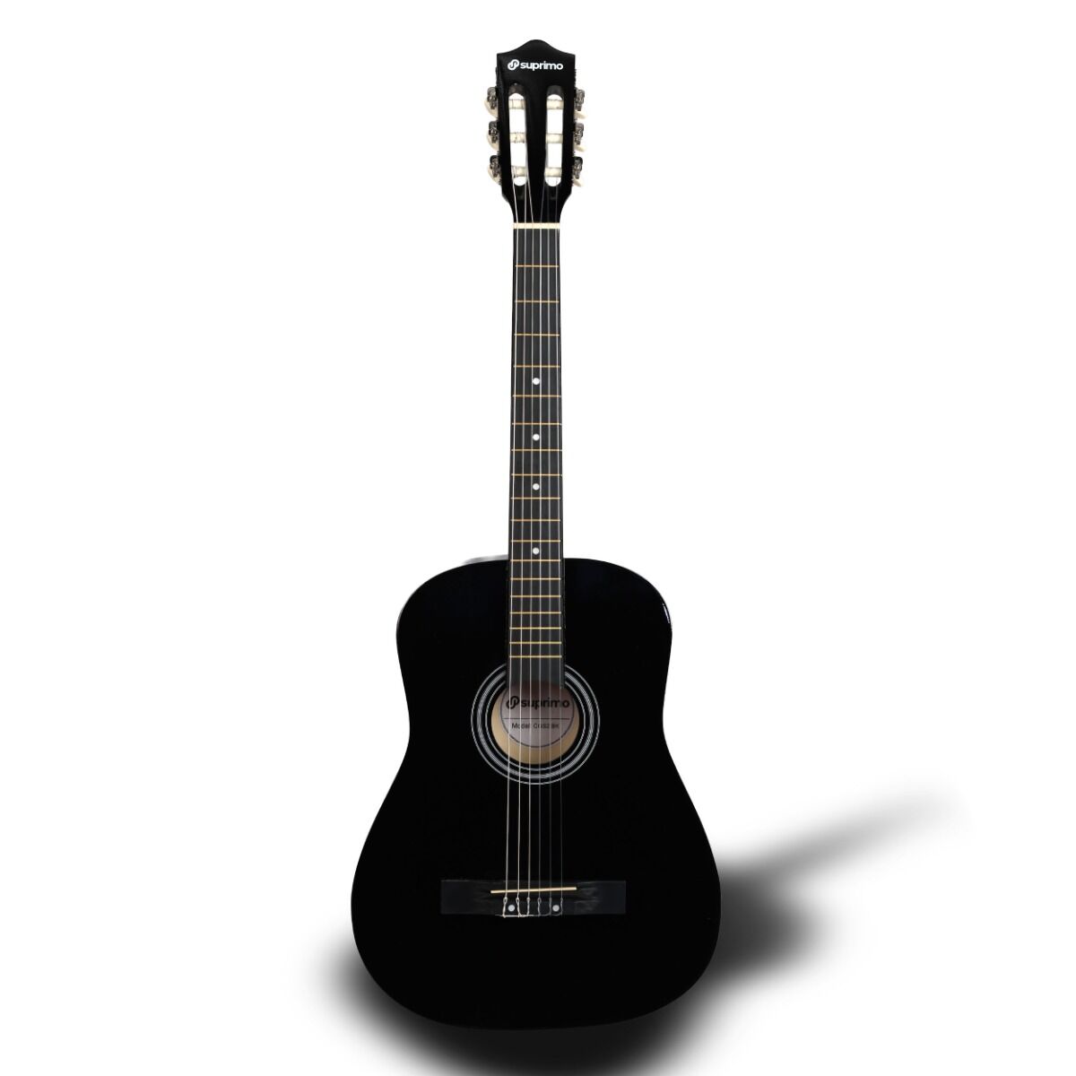 Suprimo CGS2 BK Klassisk Guitar 4/4 – Sort Begyndersæt