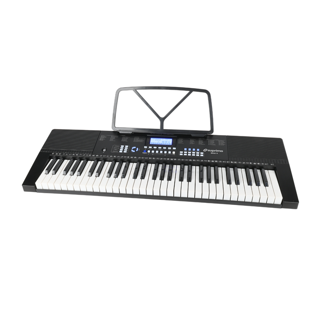 Suprimo EK611 Kosketinsoittimet 61 Tangenter, Sort