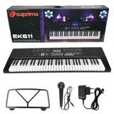 Suprimo EK611 Kosketinsoittimet 61 Tangenter, Sort