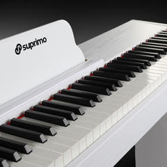 Suprimo SDP88 WH digitaalipiano, 88 painotettua kosketinta, valkoinen
