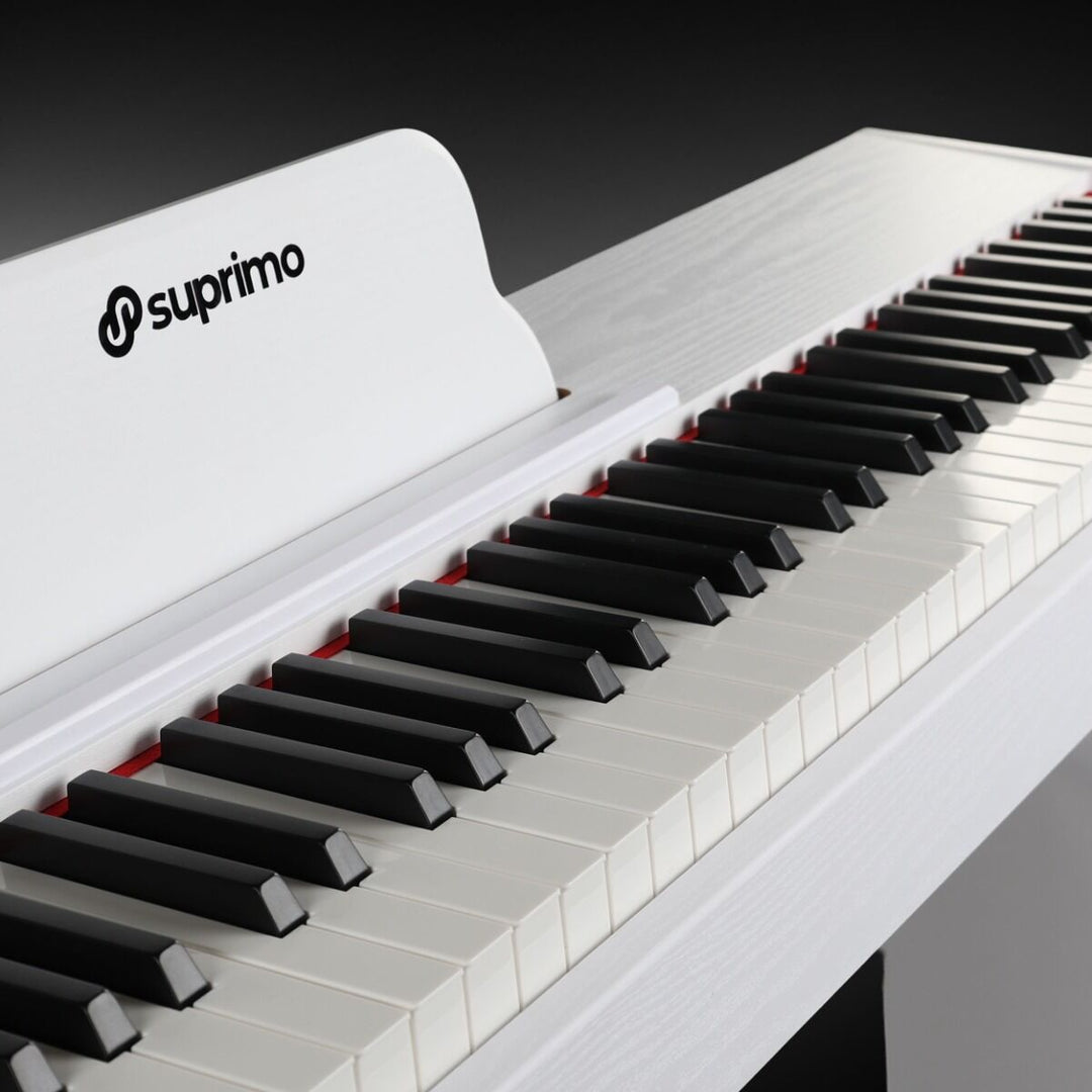Suprimo SDP88 WH Digital Piano 88 med vægtede Tangenter, Hvid