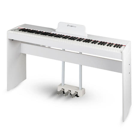 Suprimo SDP88 WH Digital Piano 88 med vægtede Tangenter, Hvid