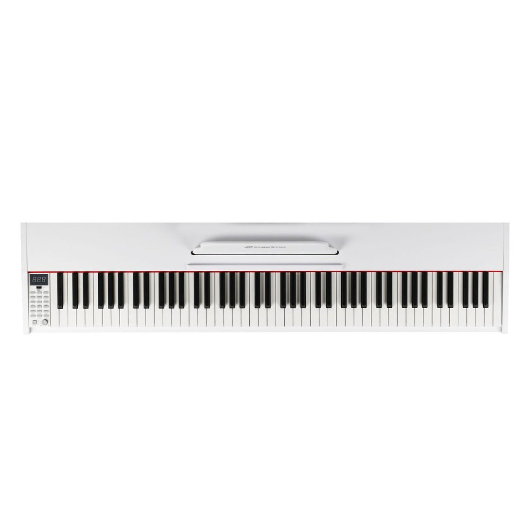 Suprimo SDP88 WH Digital Piano 88 med vægtede Tangenter, Hvid