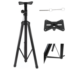 Kaiutinjalusta Tripod Musta turvatapilla