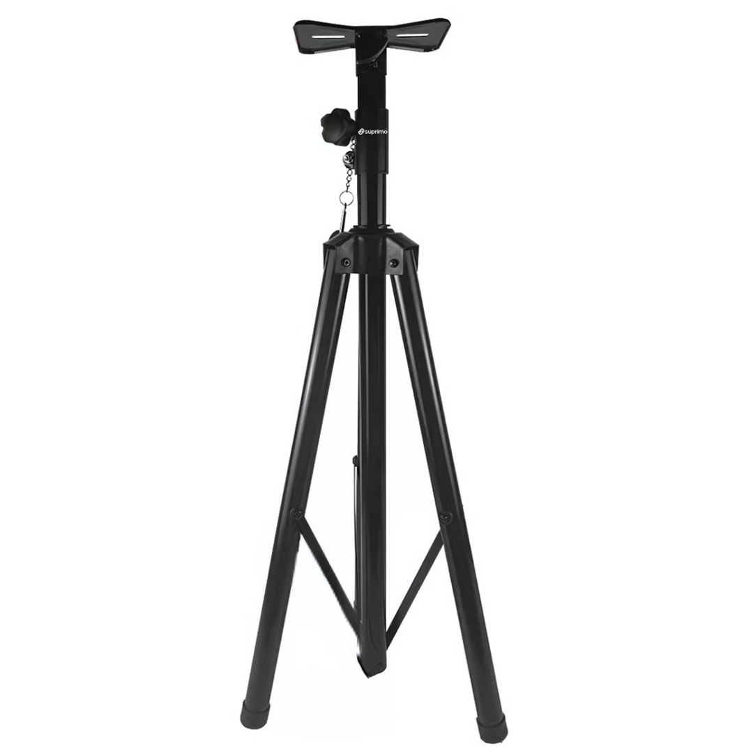 Kaiutinjalusta Tripod Musta turvatapilla