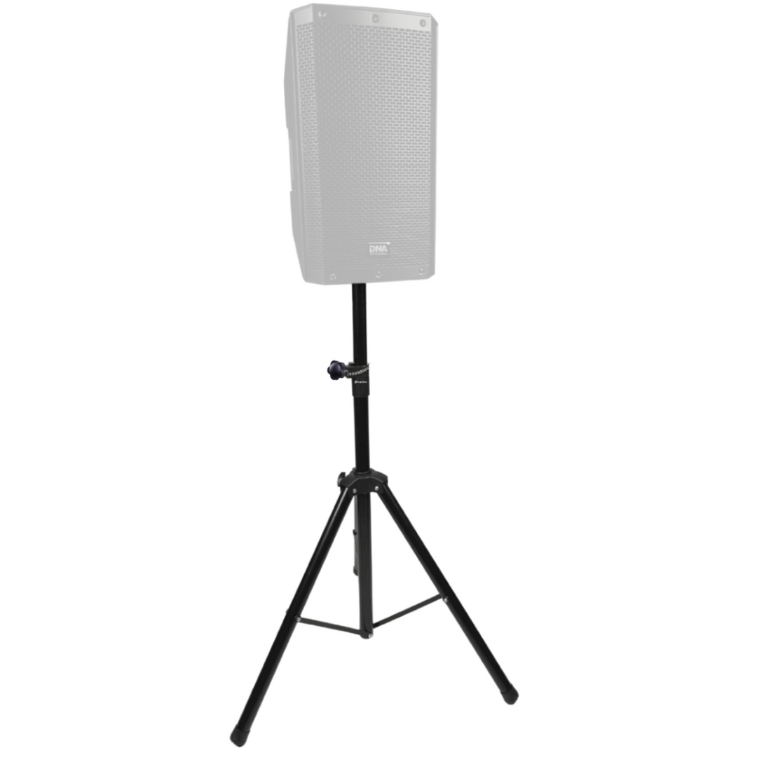 Kaiutinjalusta Tripod Musta turvatapilla