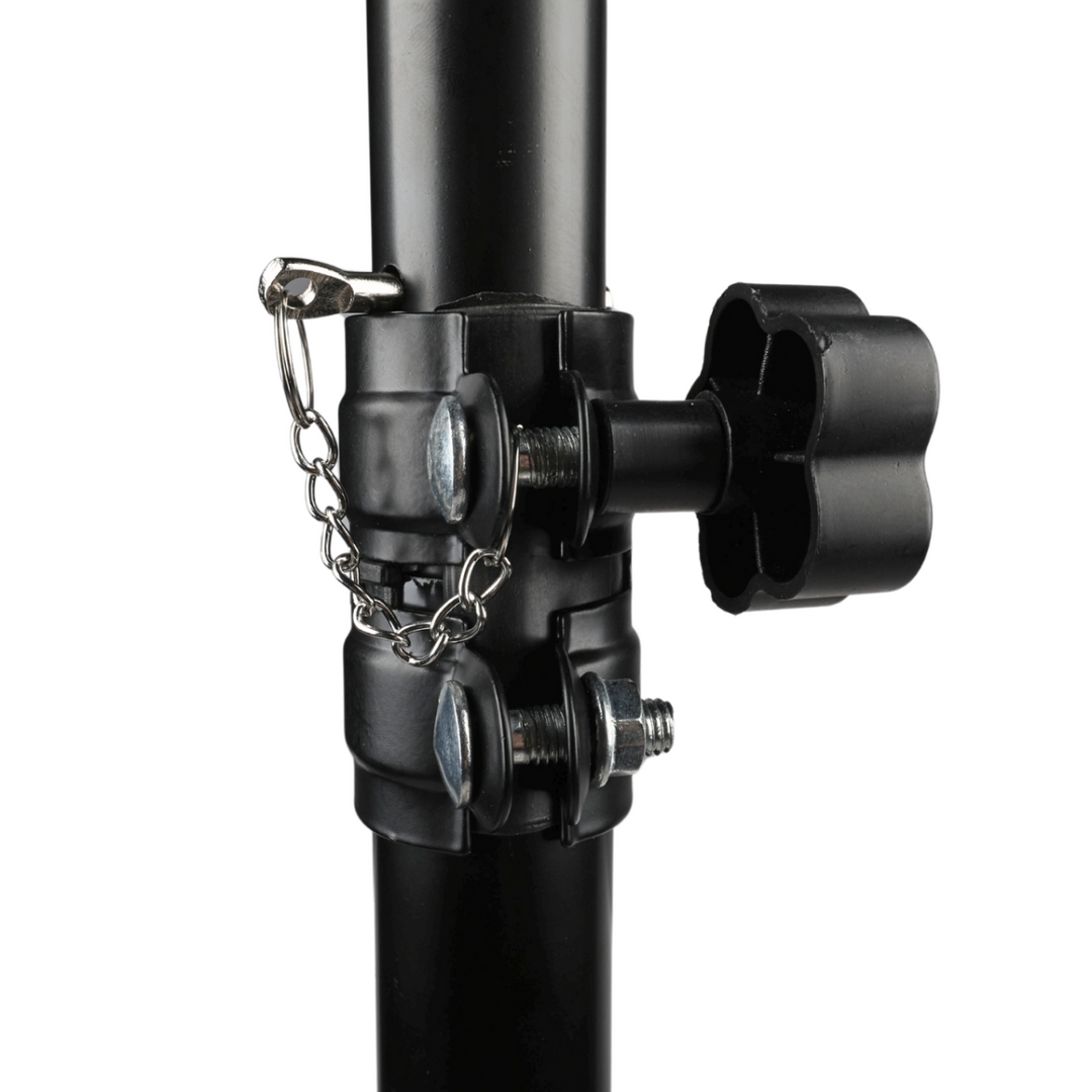 Kaiutinjalusta Tripod Musta turvatapilla