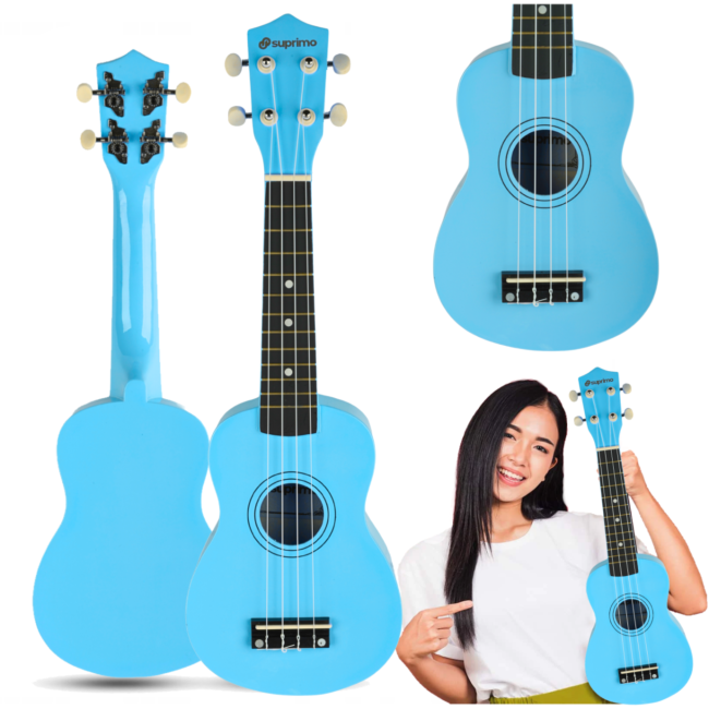 Sopran ukulele, sininen