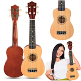 SUPRIMO UK21 NW sopran ukulele 21"" naturligt træ